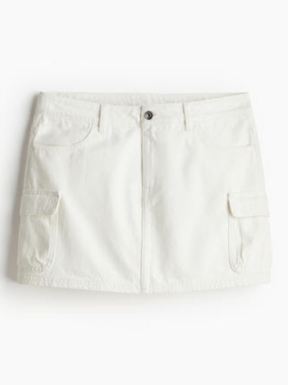 H&M | Twill Cargo Mini Skirt | Size 4